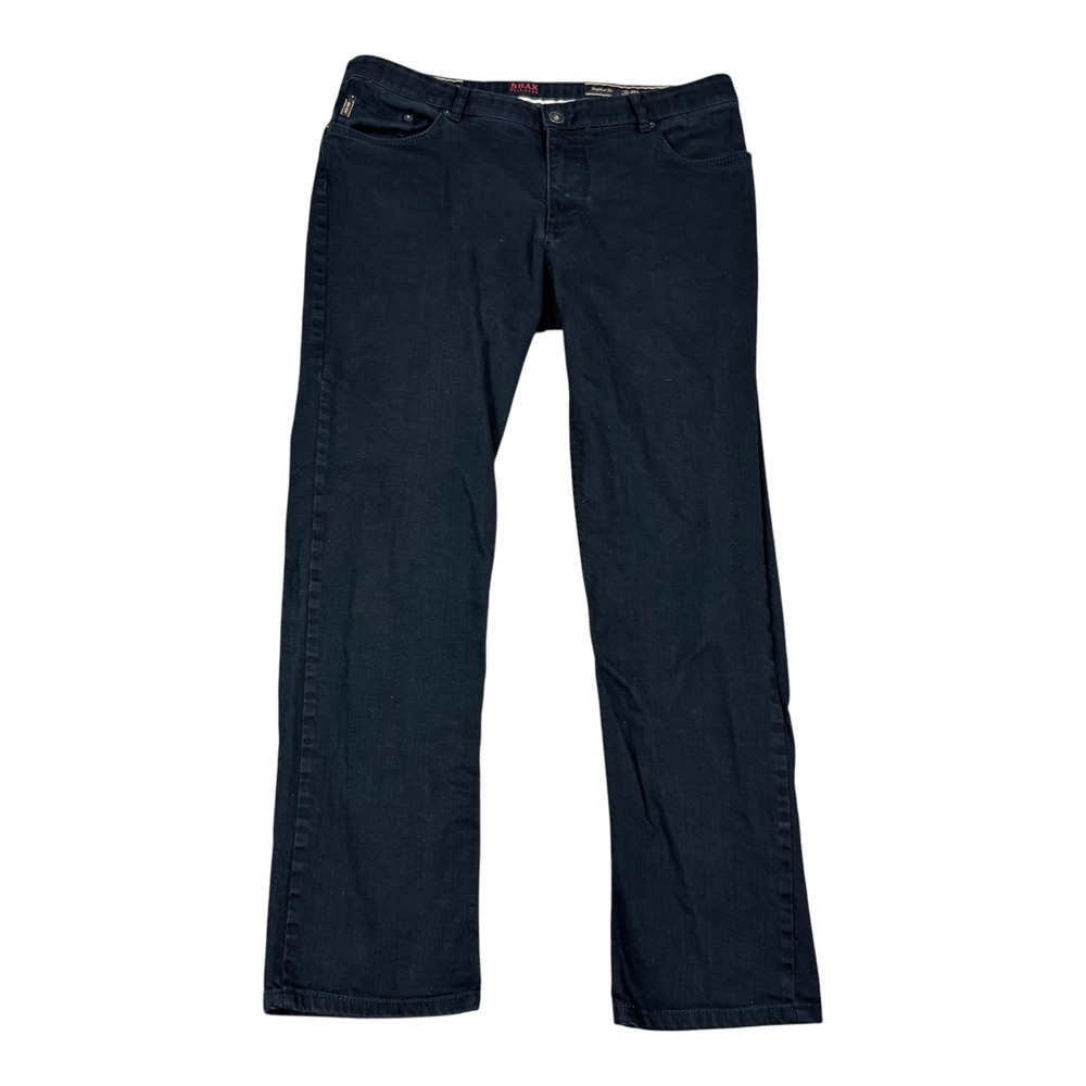 BRAX Feel Good Regular Fit Cooper Black Denim Jeans Men's 38x32 (Fits 36x30 5/8)